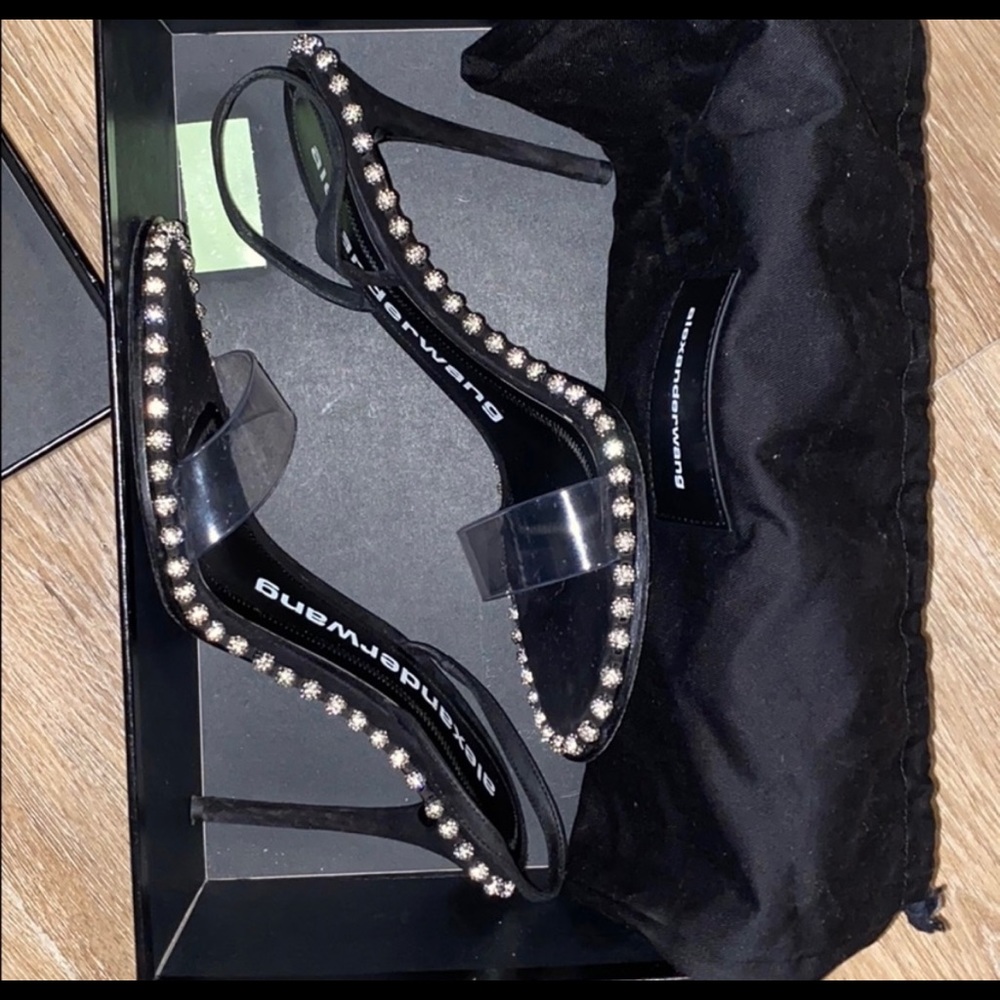 Alexander wang nova crystal heel size 39